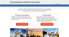 Desktop Screenshot of californiacontractorsbonds.com